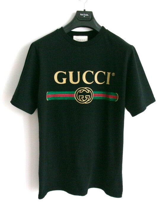 Other - GG LOGO 100% COTTON T-SHIRT BLACK UNISEX Sz-O/S
